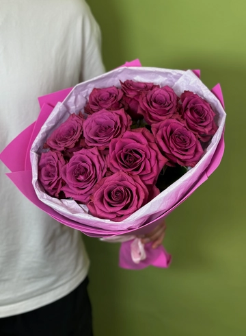 Букет из 11 роз &laquo;Пурпур&raquo; от интернет-магазина цветов в Красноярске