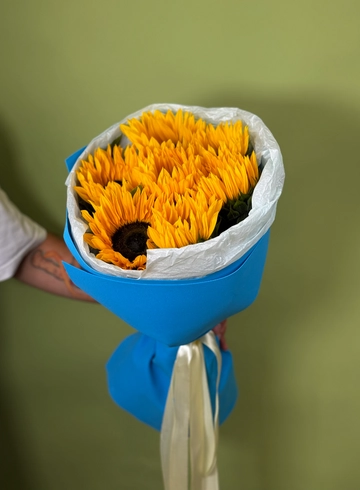 Букет подсолнухов от интернет-магазина цветов в Красноярске